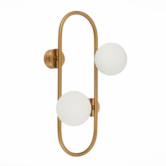 SL1149.301.02 Бра ST-Luce Латунь/Белый G9 2*5W VERA, изображение 6