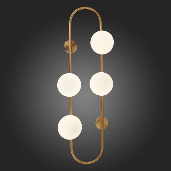 SL1149.301.04 Бра ST-Luce Латунь/Белый G9 4*5W VERA, изображение 2