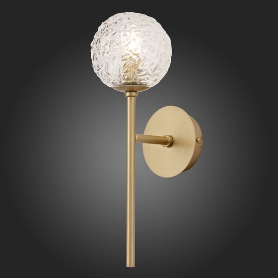 SL1152.201.01 Светильник настенный ST-Luce Золотистый/Прозрачный G9 LED 1*5W ARCOBALINO, изображение 2