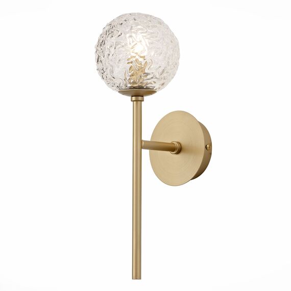 SL1152.201.01 Светильник настенный ST-Luce Золотистый/Прозрачный G9 LED 1*5W ARCOBALINO, изображение 3