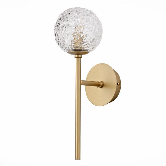 SL1152.201.01 Светильник настенный ST-Luce Золотистый/Прозрачный G9 LED 1*5W ARCOBALINO, изображение 6