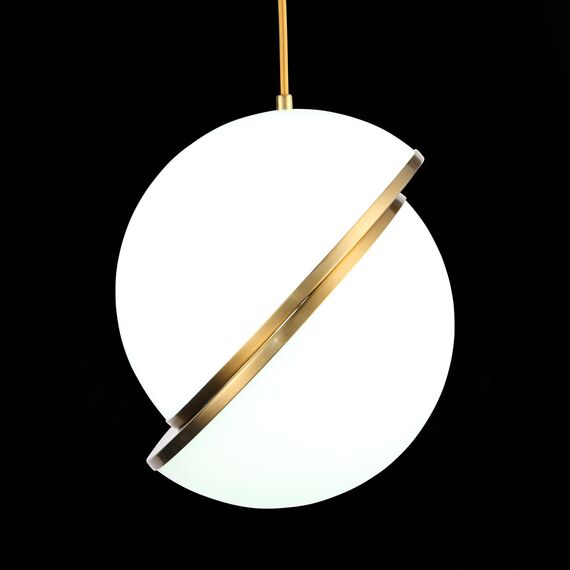 SL1164.313.01 Светильник подвесной ST-Luce Латунь/Белый E27 1*60W LAICO, изображение 13