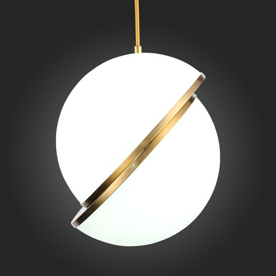 SL1164.313.01 Светильник подвесной ST-Luce Латунь/Белый E27 1*60W LAICO, изображение 14