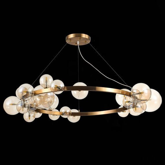 SL1165.303.24 Светильник подвесной ST-Luce Бронза/Коньячный G4 24*5W NECTON, изображение 4