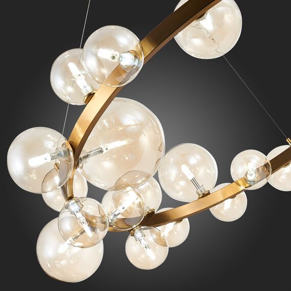 SL1165.303.24 Светильник подвесной ST-Luce Бронза/Коньячный G4 24*5W NECTON, изображение 11