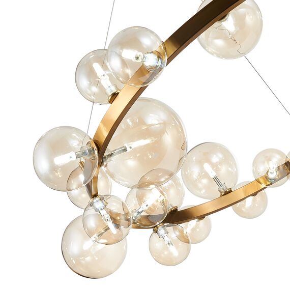 SL1165.303.24 Светильник подвесной ST-Luce Бронза/Коньячный G4 24*5W NECTON, изображение 12