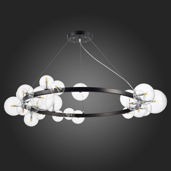 SL1165.403.24 Светильник подвесной ST-Luce Черный/Прозрачный G4 24*5W NECTON, изображение 5