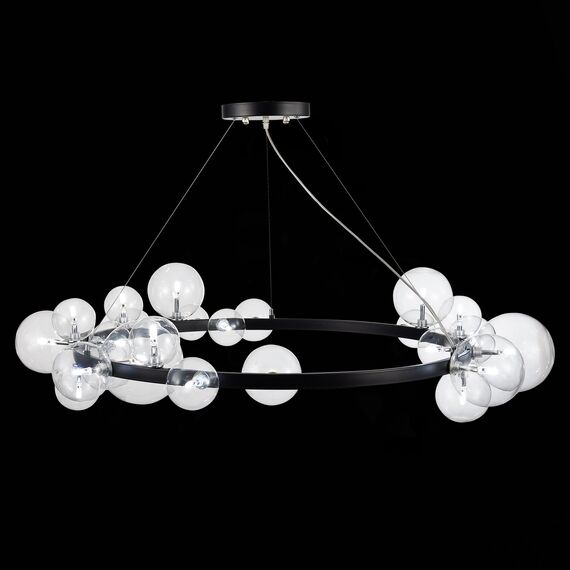 SL1165.403.24 Светильник подвесной ST-Luce Черный/Прозрачный G4 24*5W NECTON, изображение 7