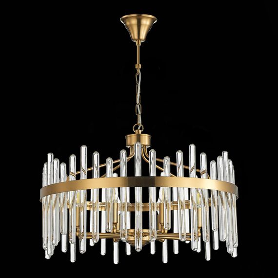 SL1167.303.08 Светильник подвесной ST-Luce Латунь/Латунь, Прозрачный E14 8*40W TELLURIO, изображение 4