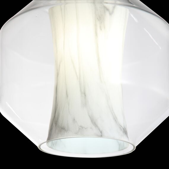 SL1169.113.01 Подвес ST-Luce Черный/Прозрачный, Белый E27 1*40W MARMO, изображение 7