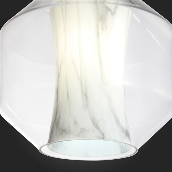 SL1169.113.01 Подвес ST-Luce Черный/Прозрачный, Белый E27 1*40W MARMO, изображение 8