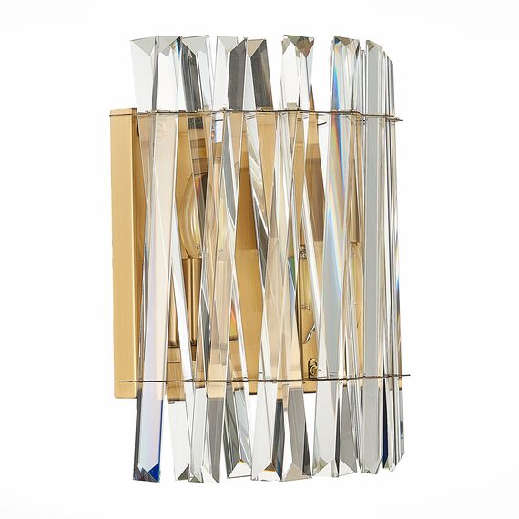 SL1170.301.02 Бра ST-Luce Латунь/Прозрачный E14 2*40W FABIO, изображение 6