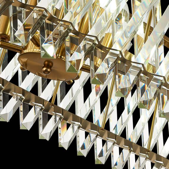 SL1170.303.12 Светильник подвесной ST-Luce Латунь/Прозрачный E14 12*40W FABIO, изображение 10