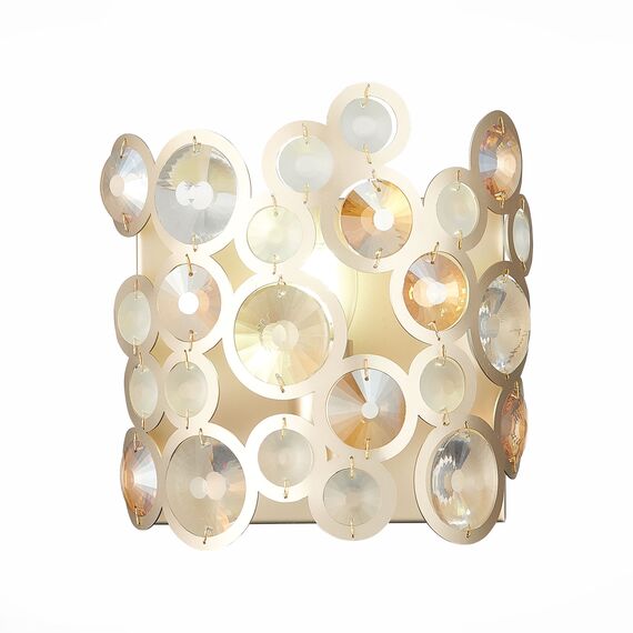 SL1172.201.01 Бра ST-Luce Золотистый/Золотистый, Прозрачный E14 1*60W NAMIO, изображение 3