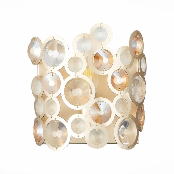 SL1172.201.01 Бра ST-Luce Золотистый/Золотистый, Прозрачный E14 1*60W NAMIO, изображение 6