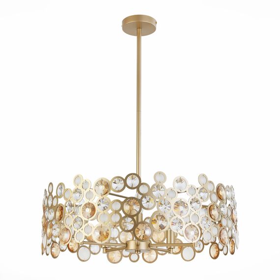 SL1172.203.05 Светильник подвесной ST-Luce Золотистый/Золотистый, Прозрачный E14 5*60W NAMIO, изображение 6