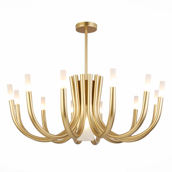 SL1173.202.13 Люстра потолочная ST-Luce Золотистый/Белый G4/E27 12+1*5+60W PAFE, изображение 3