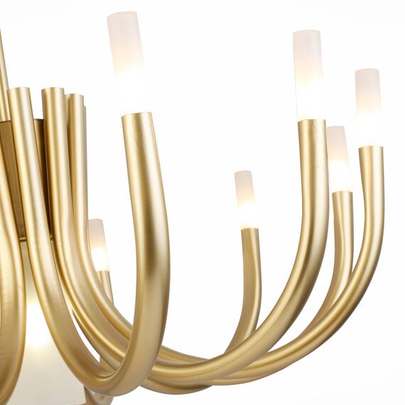 SL1173.202.13 Люстра потолочная ST-Luce Золотистый/Белый G4/E27 12+1*5+60W PAFE, изображение 9