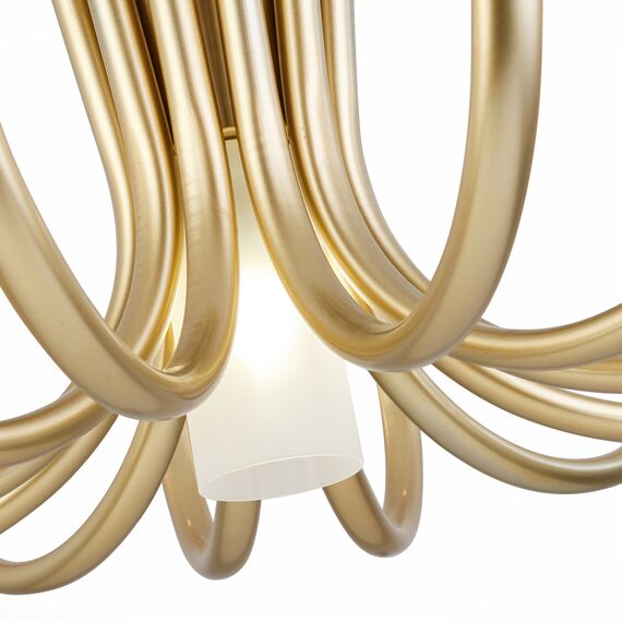 SL1173.202.13 Люстра потолочная ST-Luce Золотистый/Белый G4/E27 12+1*5+60W PAFE, изображение 12