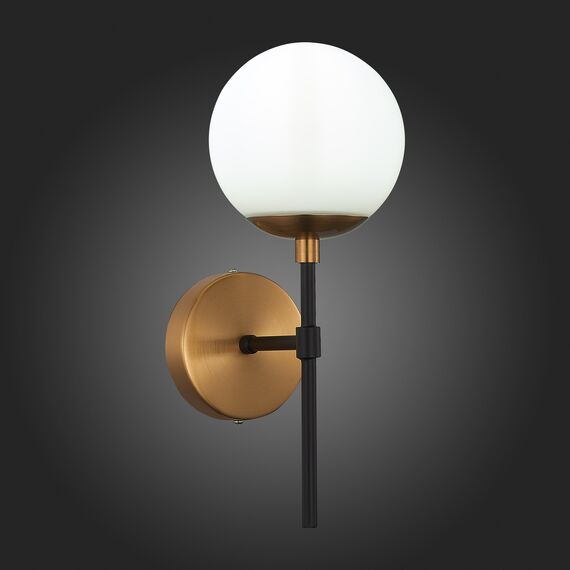 SL1203.401.01 Бра ST-Luce Бронза,Черный/Белый E27 1*40W LIMANO, изображение 2