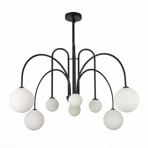 SL1204.402.08 Люстра потолочная ST-Luce Черный/Белый G9 8*5W JINETO, изображение 6