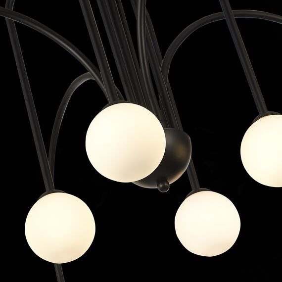 SL1204.402.08 Люстра потолочная ST-Luce Черный/Белый G9 8*5W JINETO, изображение 7