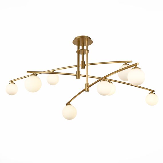 SL1208.302.09 Светильник потолочный ST-Luce Золотистый/Белый G9 9*5W SEMBRARE, изображение 3