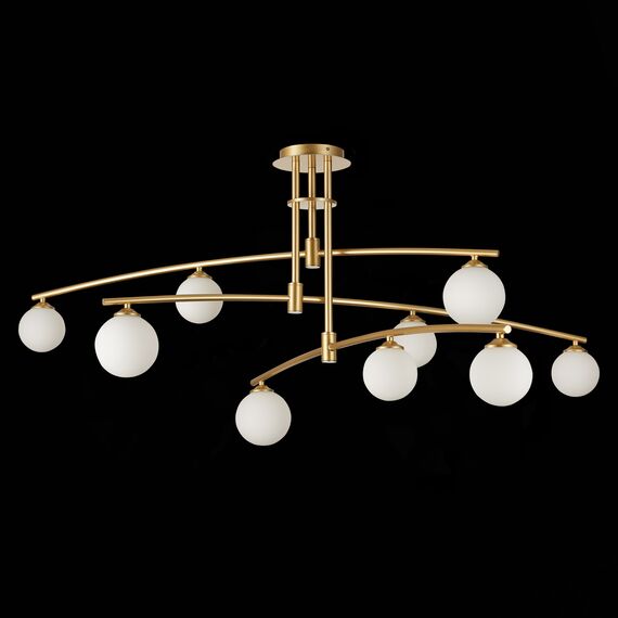 SL1208.302.09 Светильник потолочный ST-Luce Золотистый/Белый G9 9*5W SEMBRARE, изображение 4