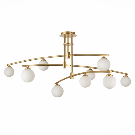 SL1208.302.09 Светильник потолочный ST-Luce Золотистый/Белый G9 9*5W SEMBRARE, изображение 6