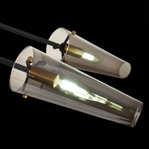 SL1209.302.06 Светильник потолочный ST-Luce Бронза,Черный/Дымчатый E14 6*40W MORAVE, изображение 7