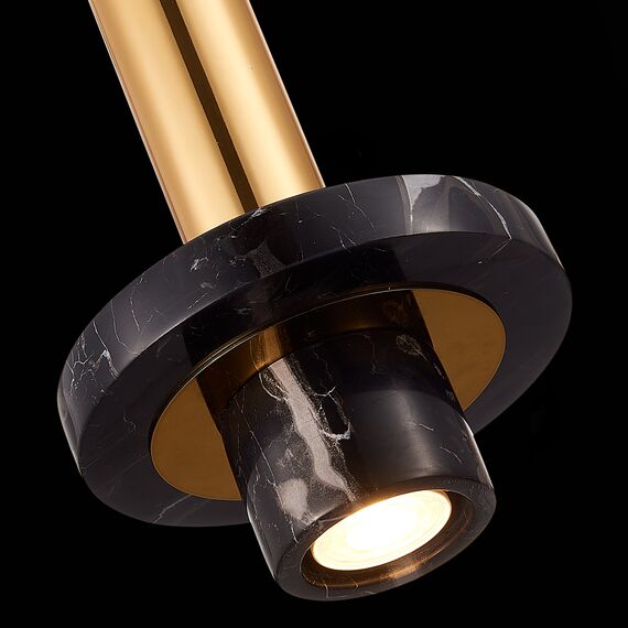 SL1210.403.01 Светильник подвесной ST-Luce Золотистый/Черный GU10 1*5W PIETRA, изображение 7