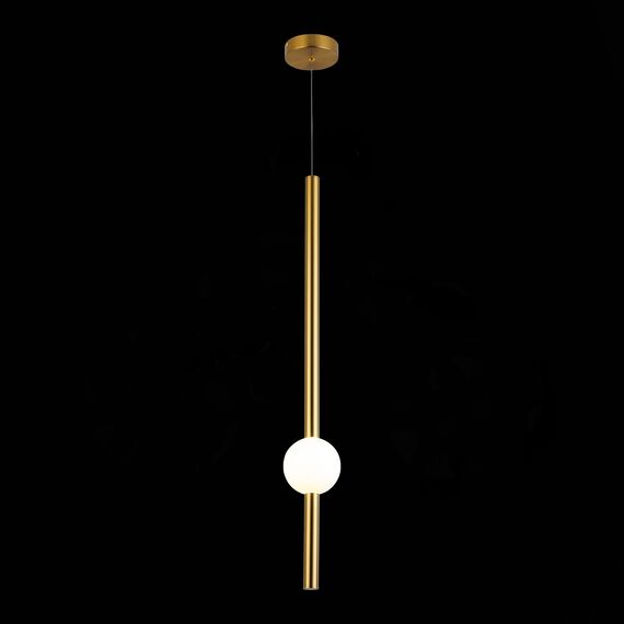 SL1222.233.01 Светильник подвесной ST-Luce Золотистый/Золотистый, Белый LED 1*18W 4000K ANGURRA