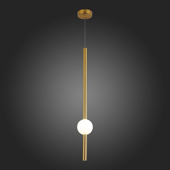 SL1222.233.01 Светильник подвесной ST-Luce Золотистый/Золотистый, Белый LED 1*18W 4000K ANGURRA, изображение 2