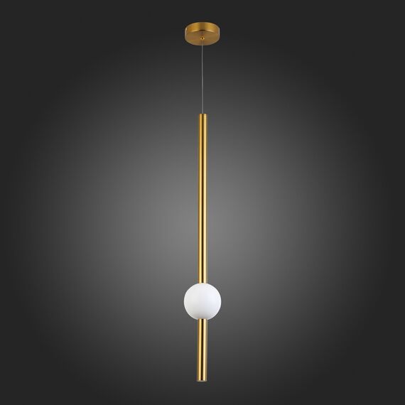 SL1222.233.01 Светильник подвесной ST-Luce Золотистый/Золотистый, Белый LED 1*18W 4000K ANGURRA, изображение 5