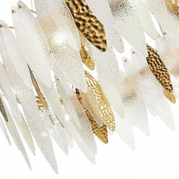 SL1224.203.10 Люстра подвесная ST-Luce Золотистый/Прозрачный, Белый E14 10*60W LASTRA, изображение 12