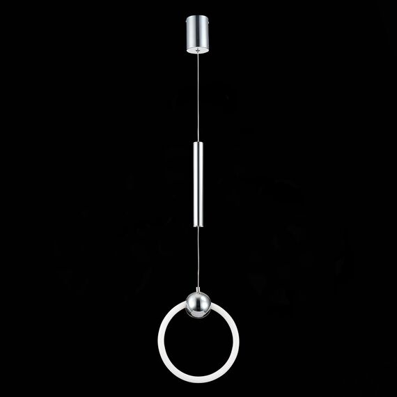 SL1578.103.01 Подвес ST-Luce Хром/Белый,Хром LED 1*15W 3000K GIERA, изображение 4