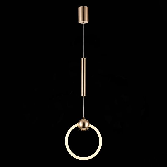 SL1578.203.01 Подвес ST-Luce Золотистый/Золотистый, Белый LED 1*15W 3000K GIERA