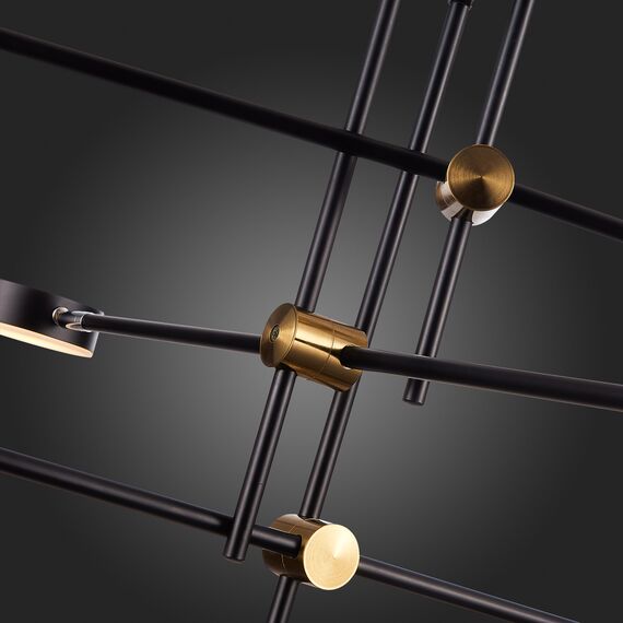 SL1604.432.06 Светильник потолочный ST-Luce Черный, Латунь/Черный LED 6*5W 3000K RODRIGO, изображение 14