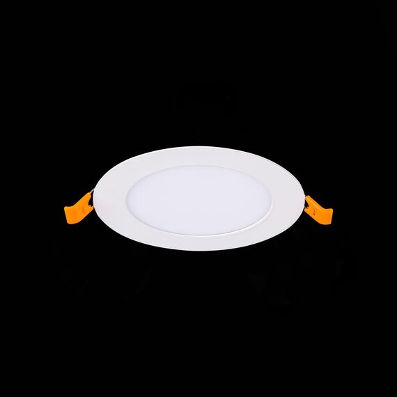 ST209.538.06 Св-к встр. Белый LED 1*6W 3000K 330Lm Ra80 110° IP20 D120xH8 90-265V Встраиваемые светильники, изображение 4