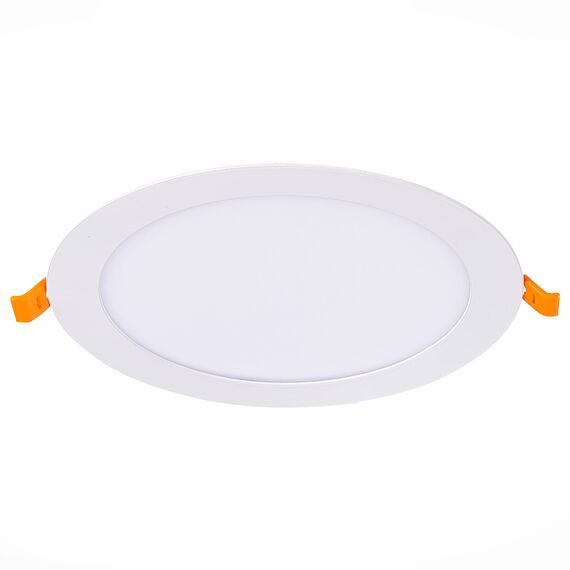 ST209.538.15 Св-к встр. Белый LED 1*15W 3000K 1 020Lm Ra80 110° IP20 D190xH8 90-265V Встраиваемые светильники, изображение 6