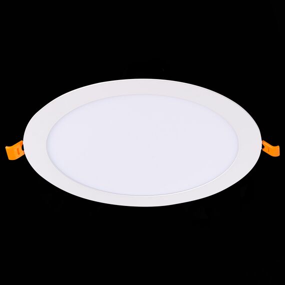 ST209.538.18 Св-к встр. Белый LED 1*18W 3000K 1 296Lm Ra80 110° IP20 D225xH8 90-265V Встраиваемые светильники, изображение 4