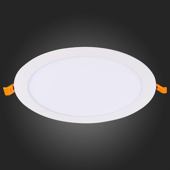 ST209.538.18 Св-к встр. Белый LED 1*18W 3000K 1 296Lm Ra80 110° IP20 D225xH8 90-265V Встраиваемые светильники, изображение 5