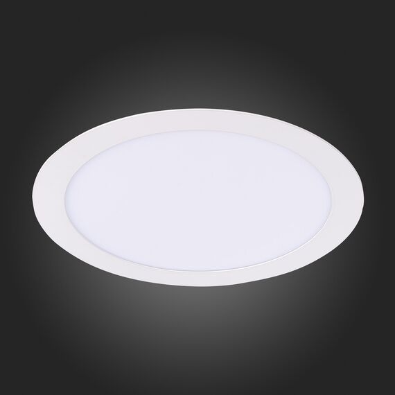 ST209.538.18 Св-к встр. Белый LED 1*18W 3000K 1 296Lm Ra80 110° IP20 D225xH8 90-265V Встраиваемые светильники, изображение 11