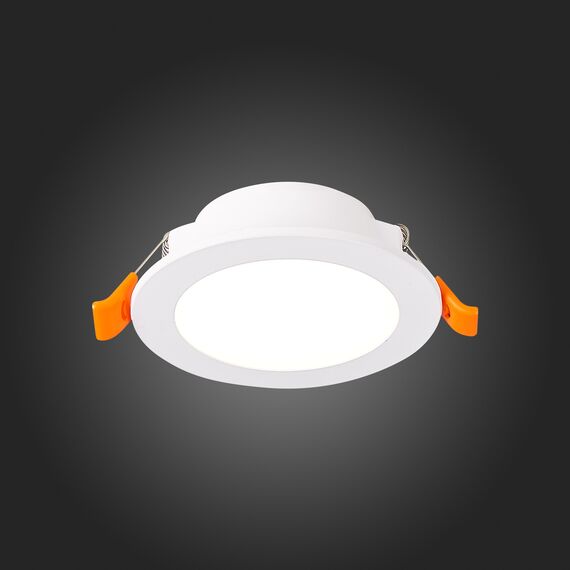 ST210.538.06 Св-к встр. Белый LED 1*6W 3000K 480Lm Ra80 110° IP20 D90xH30 220-240V Встраиваемые светильники, изображение 2