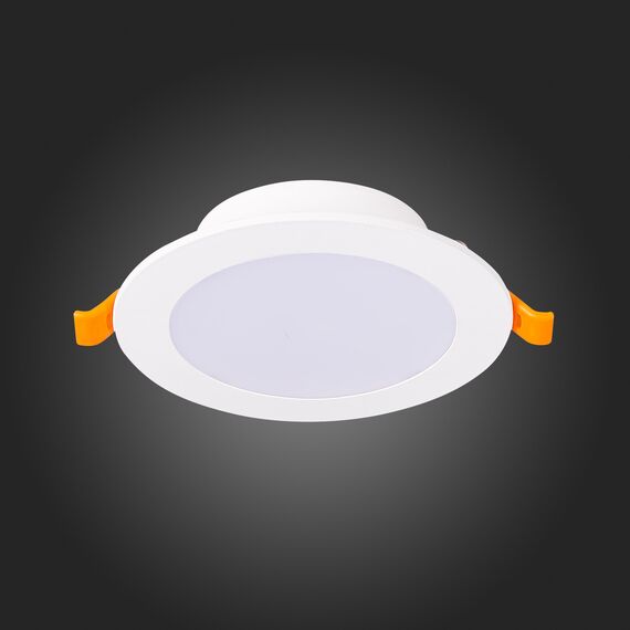 ST210.538.08 Св-к встр. Белый LED 1*8W 3000K 640Lm Ra80 110° IP20 D120xH30 220-240V Встраиваемые светильники, изображение 5