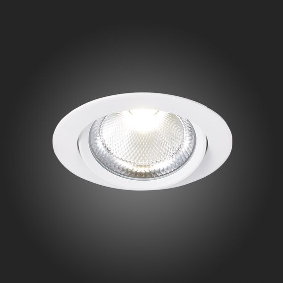 ST211.548.24.24 Св-к встр. Белый LED 1*24W 4000K 1 800Lm Ra80 24° IP20 D138xH88 220-240V Встраиваемые светильники, изображение 8