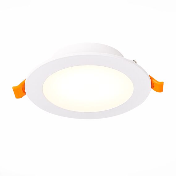 ST212.508.10 Св-к встр. Белый LED 1*10W 3000K/4000K/6000K 850Lm Ra80 110° IP20 D120xH30 220-240V Встраиваемые светильники, изображение 3