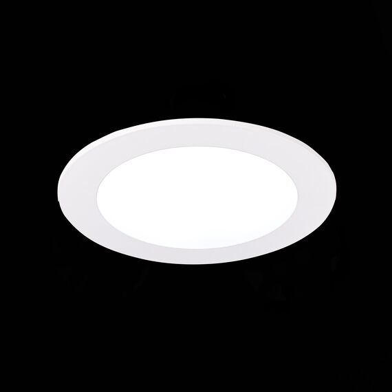 ST212.508.10 Св-к встр. Белый LED 1*10W 3000K/4000K/6000K 850Lm Ra80 110° IP20 D120xH30 220-240V Встраиваемые светильники, изображение 7
