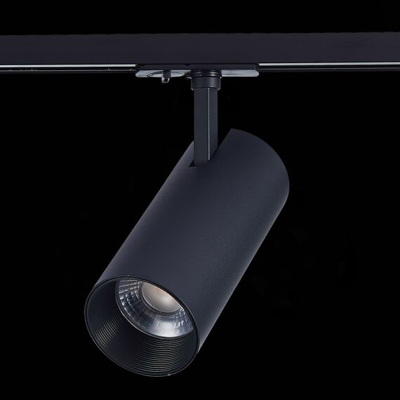 ST350.446.30.24 Св-к трек. Черный LED 1*30W 4000K 2 700Lm Ra?80 24° IP20 L177xW77xH204 100-240V BASE, изображение 4