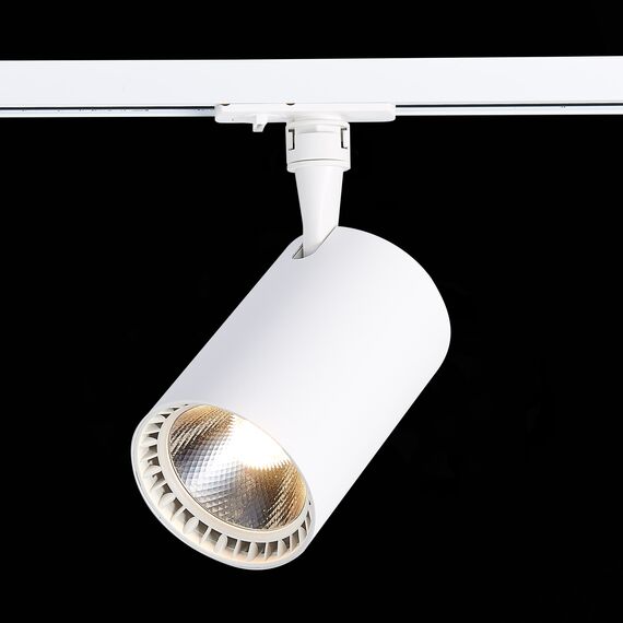 ST351.536.30.24 Св-к трек. Белый LED 1*30W 3000K 2 700Lm Ra?80 24° IP20 L139xW89xH194 100-240V BASE